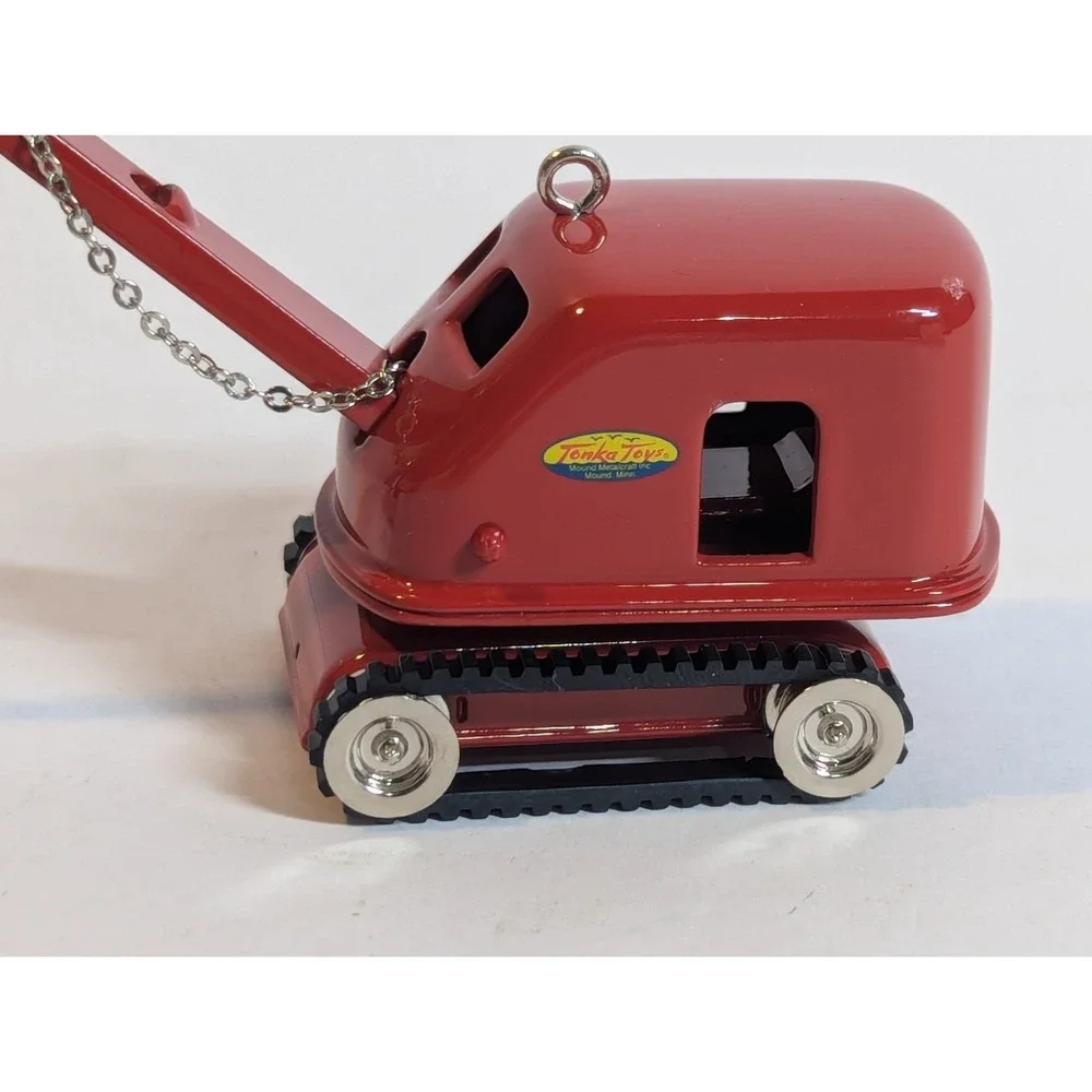2001 Hallmark - TONKA - 1955 STEAM SHOVEL ornament - DIE-CAST